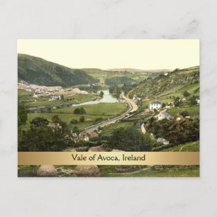 Tal des Avoca II, County Wicklow, Irland Postkarte