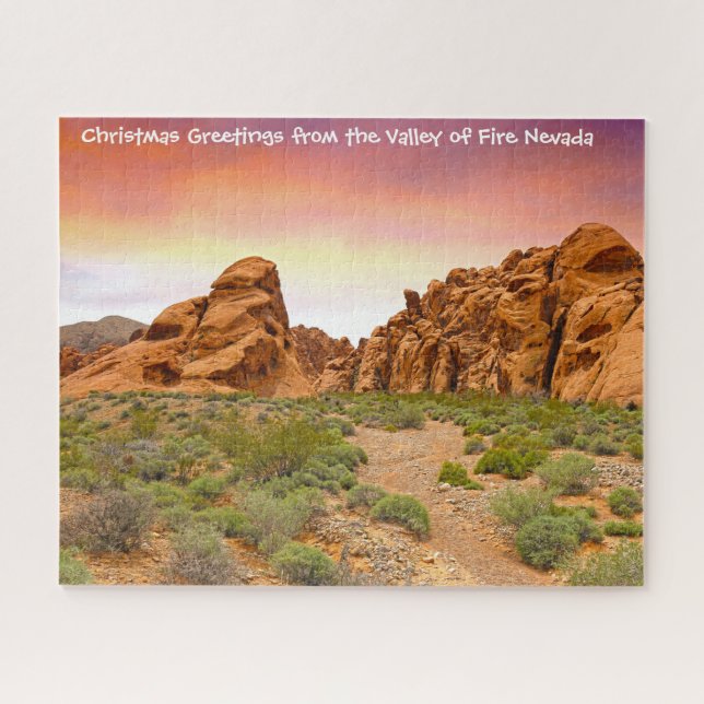 Tal des Feuers Nevada. Jigsaw Puzzle (Horizontal)