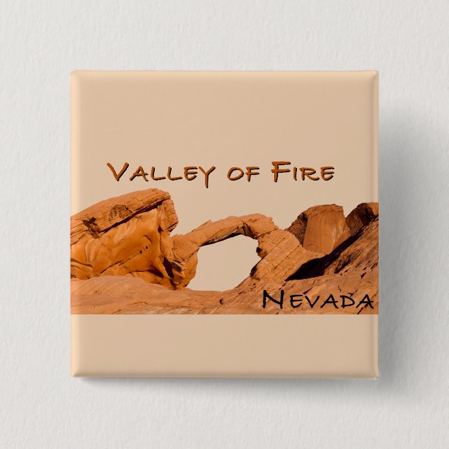 Tal des Feuers Nevada USA Button (Vorderseite)
