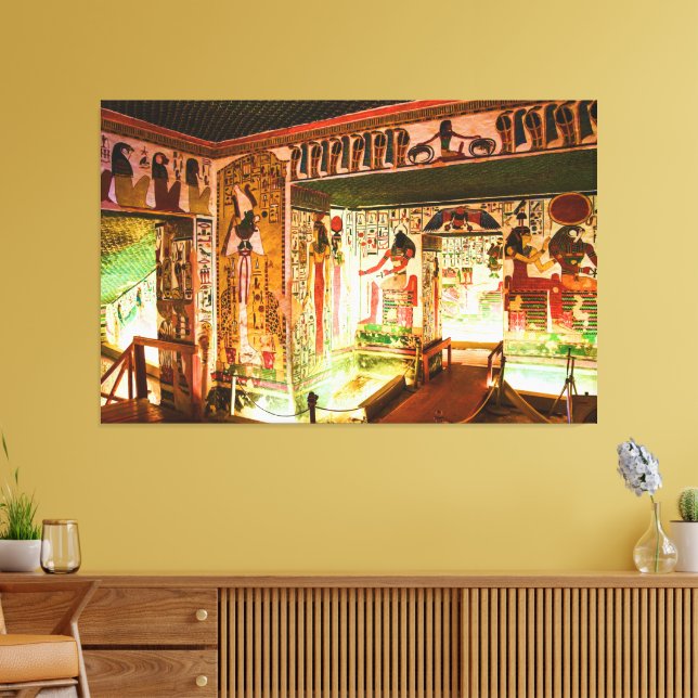 Tal des Königs Bild der ägyptischen Kunstgeschicht Leinwanddruck (Insitu (Wohnzimmer))