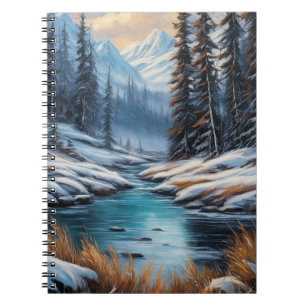 Tal des KristallWinter Notizblock