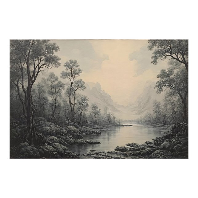 Tal des Schweigens Fotodruck (Vorne)
