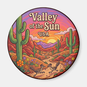 Tal des Sonnenscheins USA Magnet