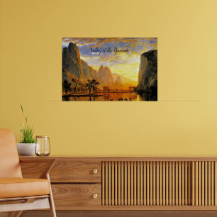 Tal des Yosemite, schöne Kunst, Poster