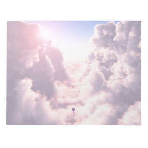 Tal im Clouds Notepad Notizblock