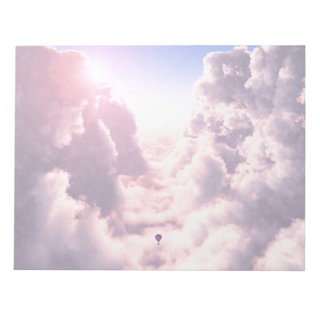 Tal im Clouds Notepad Notizblock (Vorderseite)