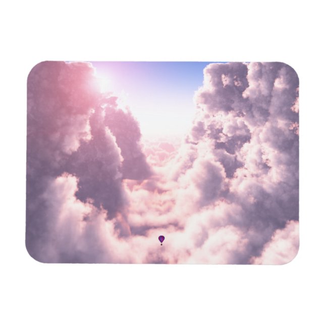 Tal im flexiblen Wolkenmagnet Magnet (Horizontal)