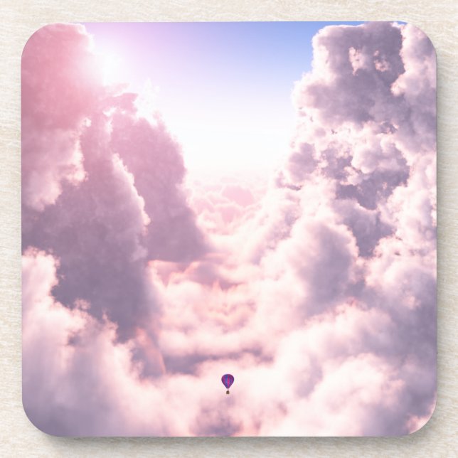 Tal in den Untersetzer des Wolkenkorks (Vorderseite)