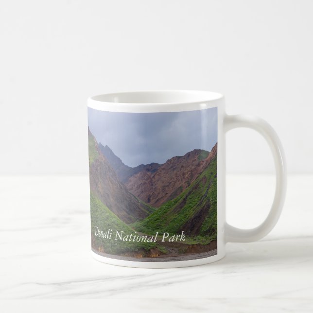 Tal in Denalis Toklat River Coffee Tasse (Rechts)