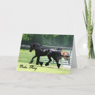 Tal-Ponytrottenkarte Karte