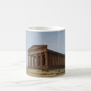 Tal Siziliens Agrigent der Tempel Kaffeetasse