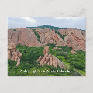 Tal- und Felsformationen in Roxborough Postkarte