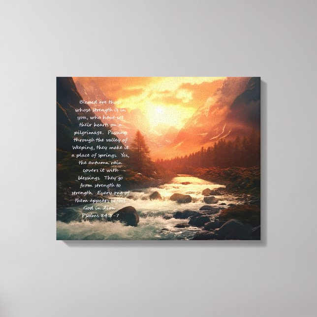 Tal von Baca Canvas Print Leinwanddruck (Vorderseite)