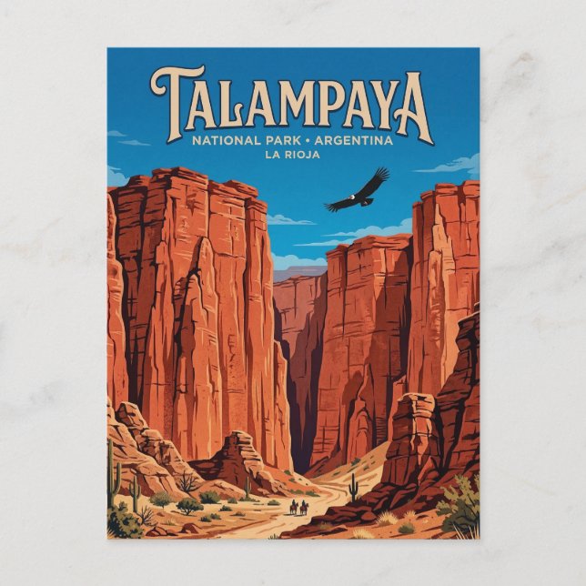 Talampaya-Canyon Postkarte (Vorderseite)