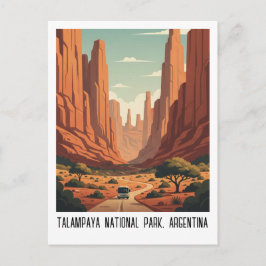 Talampaya National Park Argentina Travel Postkarte