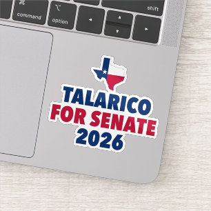 Talarico für den Senat 2026 Wahl Texas Laptop Aufkleber