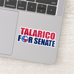Talarico für den Senat Texas 2026 Wahl Laptop Aufkleber