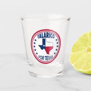 Talarico für die patriotische Wahl in Texas Schnapsglas