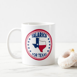 Talarico für Texas Rot Weiß Blau Wahl Kaffeetasse