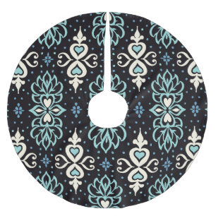Talavera Azulejos marokkanisches Fliesenmosaik Polyester Weihnachtsbaumdecke