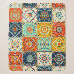 Talavera, Azulejos, türkische Mosaiktapete. Sherpadecke