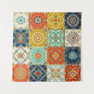 Talavera, Azulejos, türkische Mosaiktapete. Wandteppich