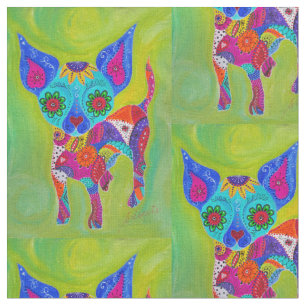 Talavera-Chihuahua Stoff