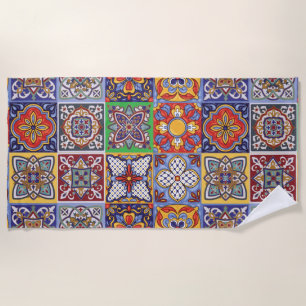 Talavera Design-1 Beach Handtuch
