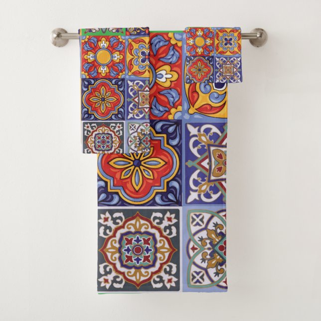 Talavera Design-1-Handtuch Badhandtuch Set (Insitu)