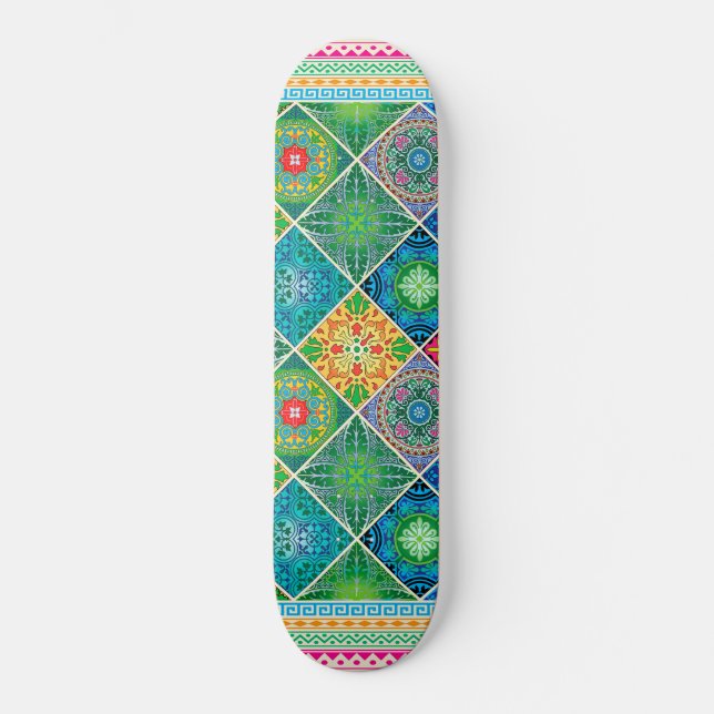 Talavera Design-2 Skateboard (Vorderseite)