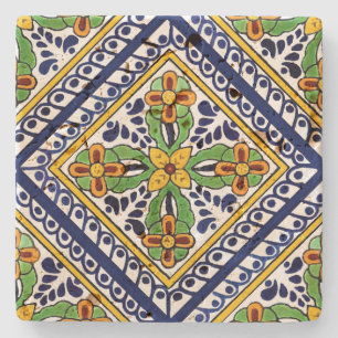 Talavera-Fliese Steinuntersetzer