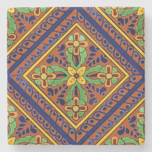 Talavera-Fliese Steinuntersetzer
