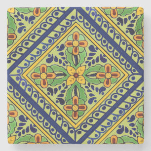 Talavera-Fliese Steinuntersetzer