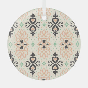 Talavera-Fliesen, mediterranes Ornament-Design. Ornament Aus Glas
