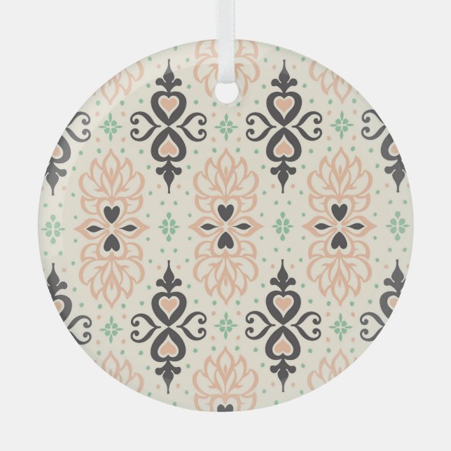 Talavera Fliesen, mediterranes Zierdesign. Ornament Aus Glas (Vorderseite)