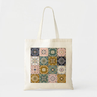 Talavera Indian: Patchwork, ethnisches Mosaik. Tragetasche