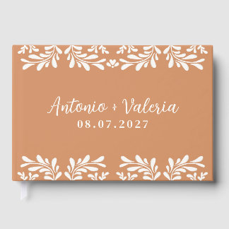 Talavera-Mexikanische Hochzeit Hacienda Barro Gästebuch