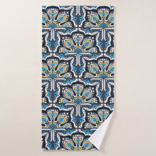 Talavera-Muster. Indisches Flickwerk. Azulejos por Badehandtuch
