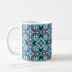 Talavera-Muster. Indisches Flickwerk. Azulejos por Kaffeetasse