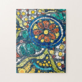 Talavera Pottery Colorful Southwest Foto Art Fun Puzzle