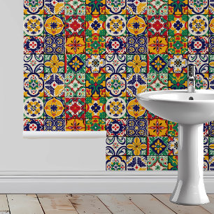 Talavera Small Mexican Tile Look Tapete