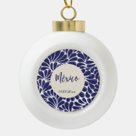 Talavera Snowflake Gerahmte Ornament
