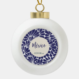 Talavera Snowflake Gerahmte Ornament