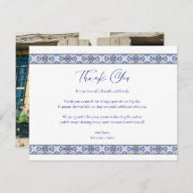 Talavera Spanish Mexican Wedding Foto Vielen Dank