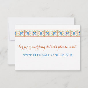Talavera Spanish Tile Website Card