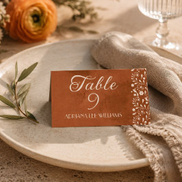 Talavera-Terrakotta-Hochzeitsplatzkarte Platzkarte