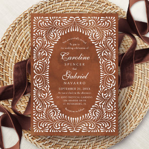 Talavera Terrakotta Mexikanische Hochzeit Einladung