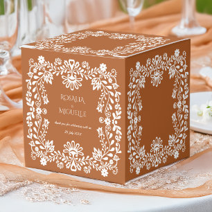 Talavera Terrakotta-Mexikanische Hochzeit monogram Geschenkschachtel