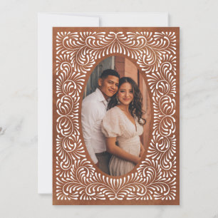 Talavera Terrakotta Mexikanische Hochzeit Save The Date