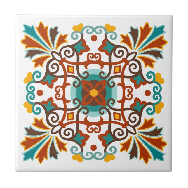 Talavera Tile Fliese (Vorderseite)